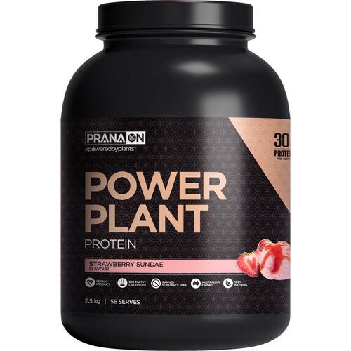 Prana Power Plant Protein Strawberry Sundae 2.5kg