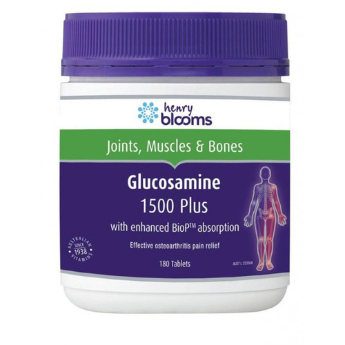 Blooms Glucosamine 1500 Plus 180 tabs