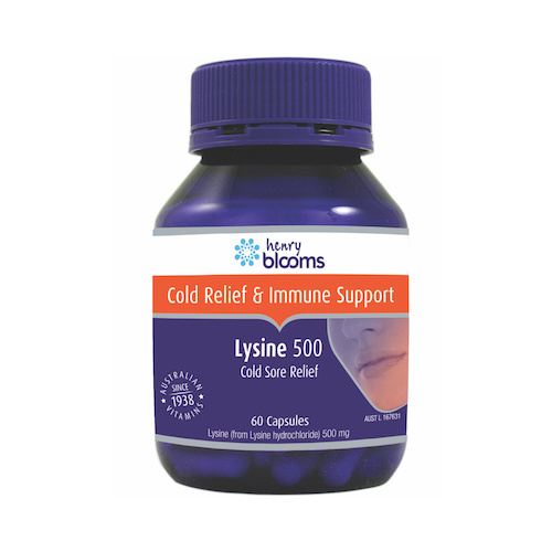 Blooms Lysine 500mg 60 caps