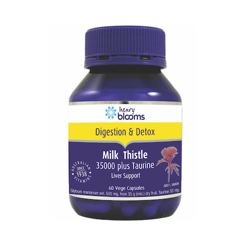 Blooms Milk Thistle 35,000mg with Taurine 60 caps