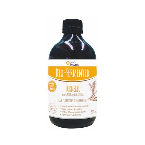 Blooms Bio Fermented Turmeric with Ginger and Black Pepper 500ml