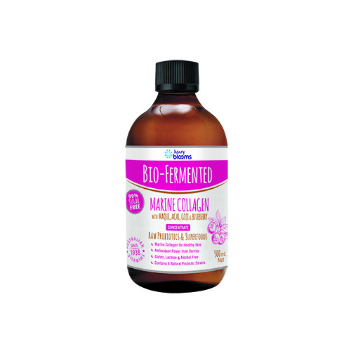 Blooms Bio-Fermented Marine Collagen w/Maqui, Acai, Goji & Blueberry 500ml