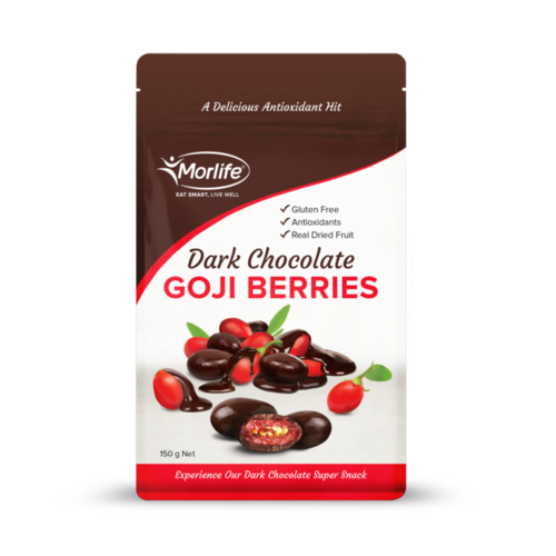 Morlife Goji Berries Dark Choc Coated 150gm