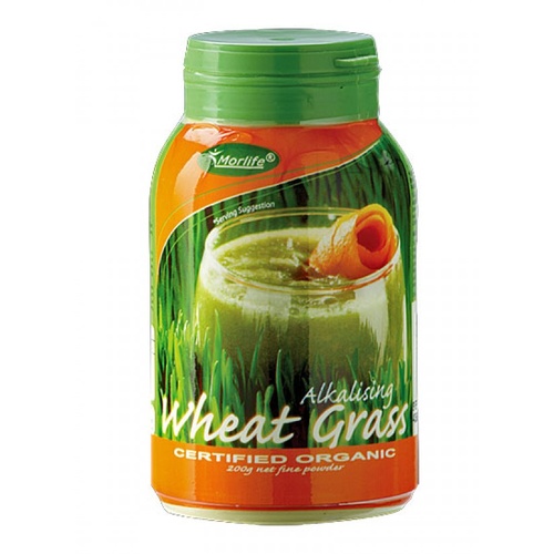 Morlife Wheat Grass Fine Powder Org 200gm