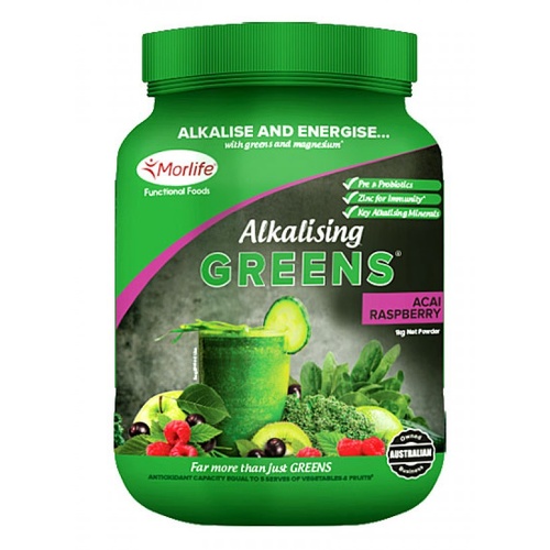 Morlife Alka Greens Acai Raspberry 1kg