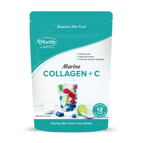 Morlife Hydrolysed Marine Collagen + C 200G