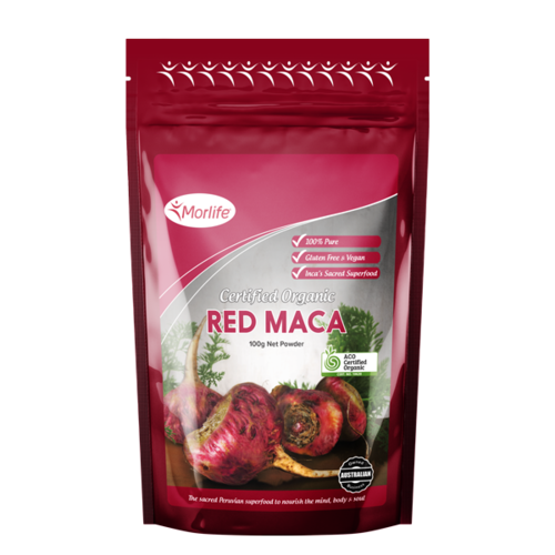 Morlife Maca Red Powder Cert. Org. 100G