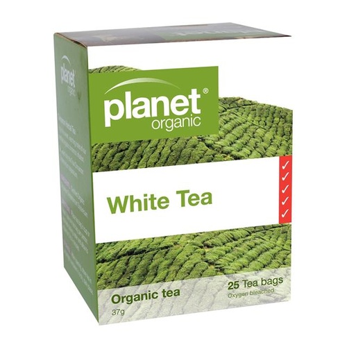 Planet Organic Org Tea Bags 25s White