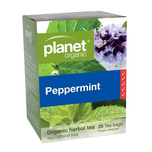 Planet Organic Org Tea Bags 25s Peppermint