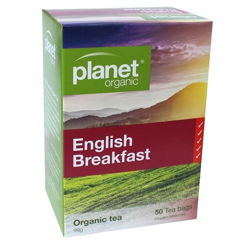 Planet Organic Org Tea Bags 50s English Breakfast