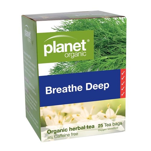 Planet Organic Org Herbal Tea 25s Breathe Deep