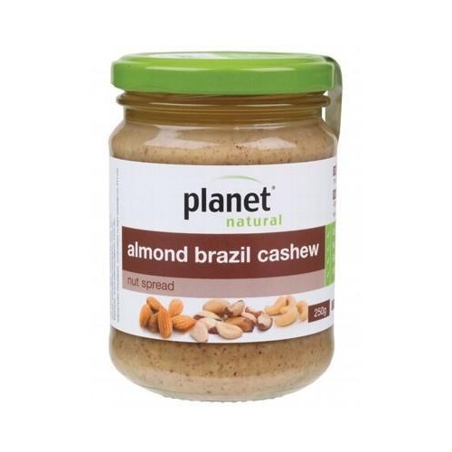 Planet Organic Almond Brazil Cashew Nut Spread 250gm