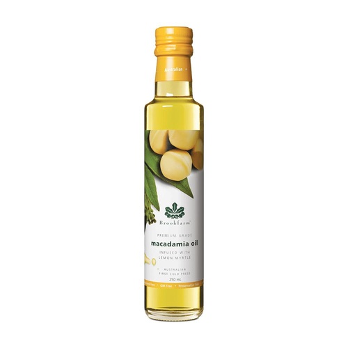 Brookfarm Macadamia Oil Lemon Myrtle Infused 250ml