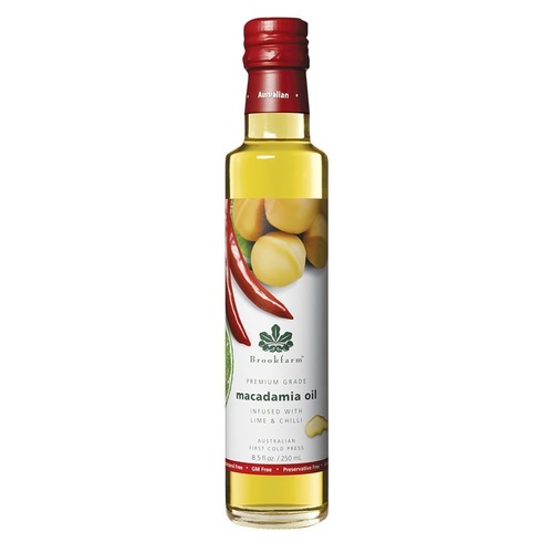 Brookfarm Macadamia Oil Lime & Chilli Infused 250ml