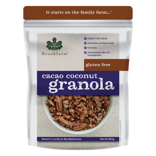 Brookfarm GF Granola Cacao Coconut 800g