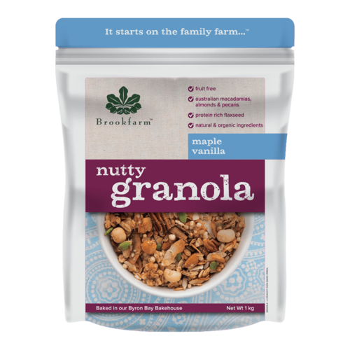 Brookfarm Nutty Granola Maple Vanilla 1kg