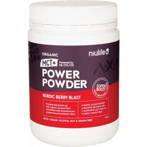 NIU MCT+ Power Pwd Nordic Berry Blast Cert Org 350g