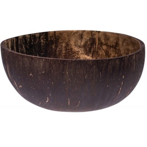 NIU Org & FT Handmade Coconut Shell Bowl - Polished