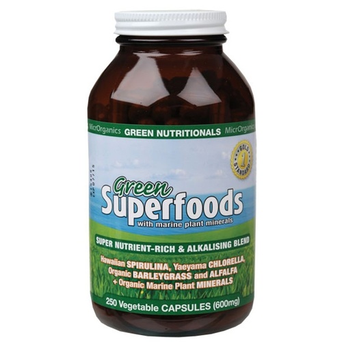 Green Nutritionals GreenSUPERFOODS 250 v/caps