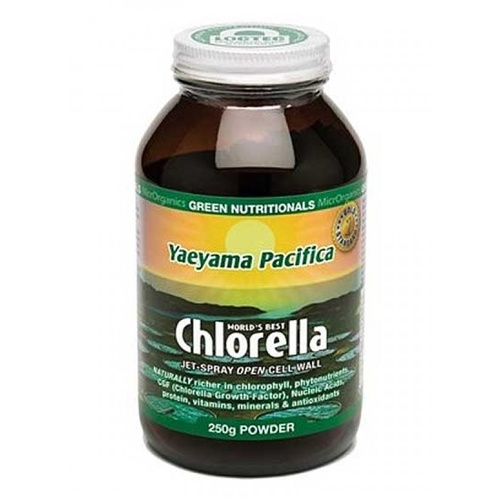 Green Nutritionals Yaeyama Pacifica Chlorella 250gm