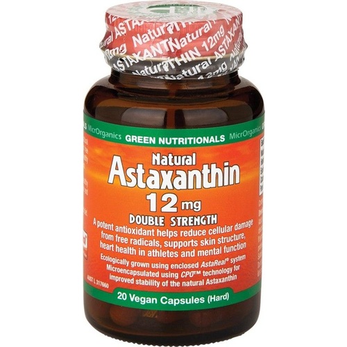 Green Nutritionals Nat Astaxanthin D/S 12 mg 20C