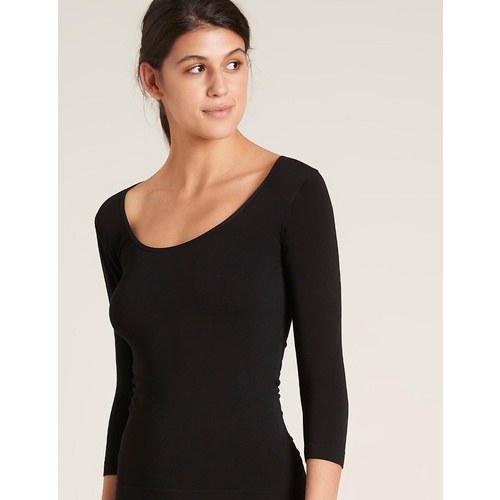 Boody 3/4 Sleeve Top Black S