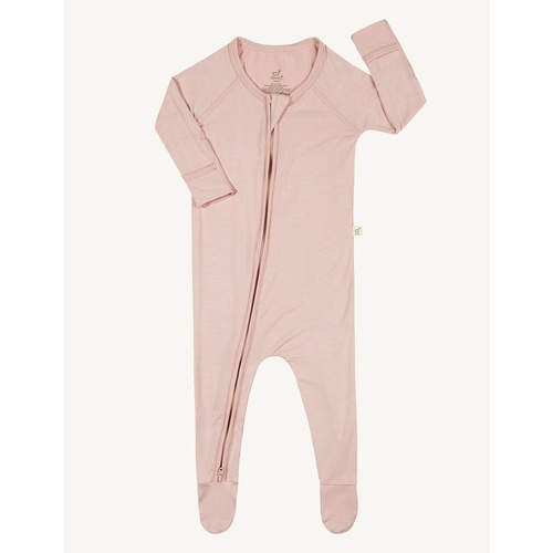 Boody Baby Long Sleeve Onesie Rose 0-3