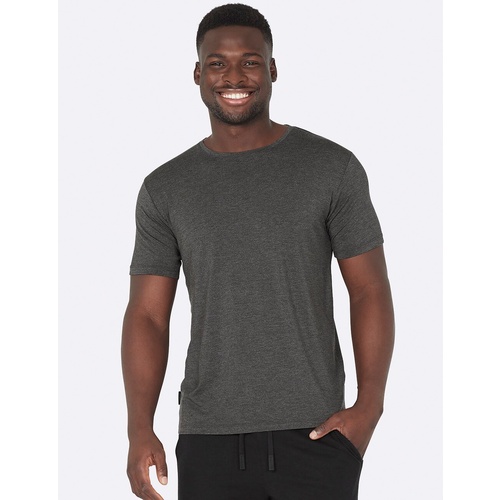 Boody Crew Neck T-Shirt Dark Marl M