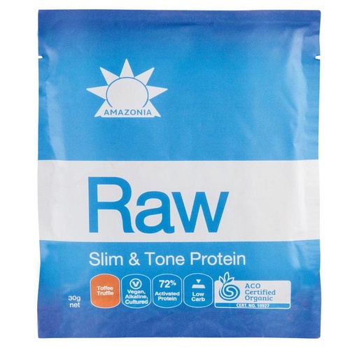 AMA Raw Slim & Tone Protein Toffee Truf Sachet 30g