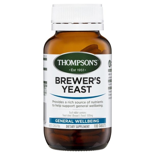 Thompson's Brewers Yeast 100 tabs