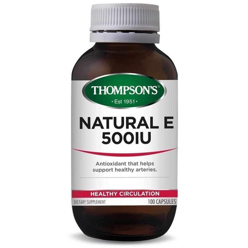 Thompson's Vitamin E 500iu w Toco & Sel 100 caps