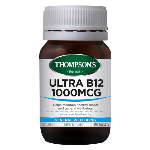 Thompson's Ultra B12 Sublingual 100 tabs