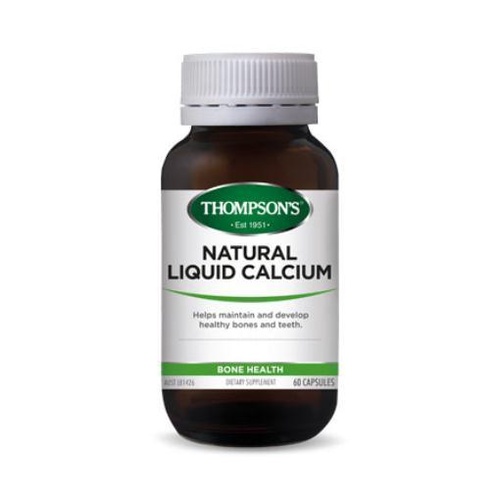 Thompson's Natural Liq Calcium 60 caps