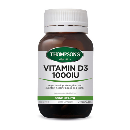 Thompson's Vit D3 1000iu 240C