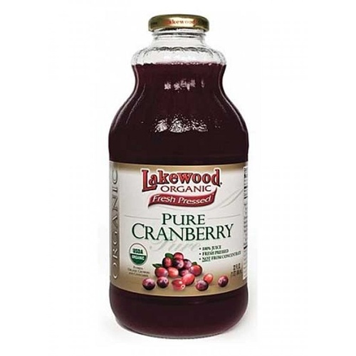 Lakewood Juice Org Cranberry 946ml