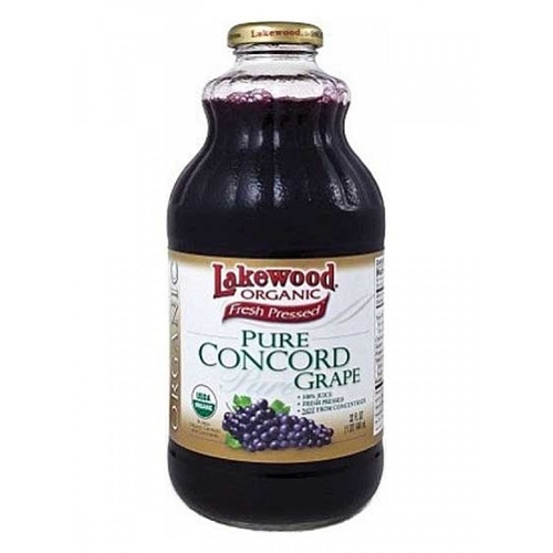 Lakewood Juice Org Concord Grape 946ml