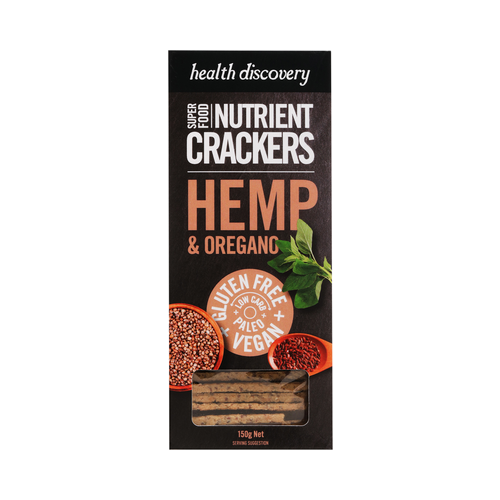 HD Org Hemp Crackers 150g