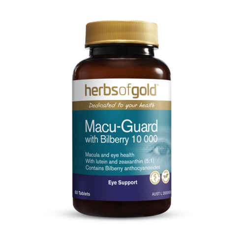 Herbs of Gold - Macu-Guard with Bilberry 10 000 60 Tablets