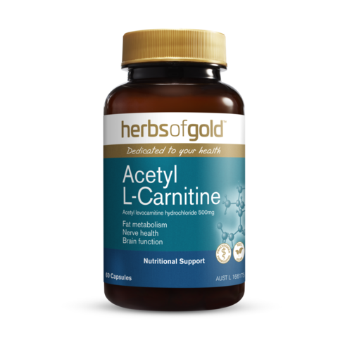 Herbs of Gold - Acetyl L-Carnitine 60 Capsules