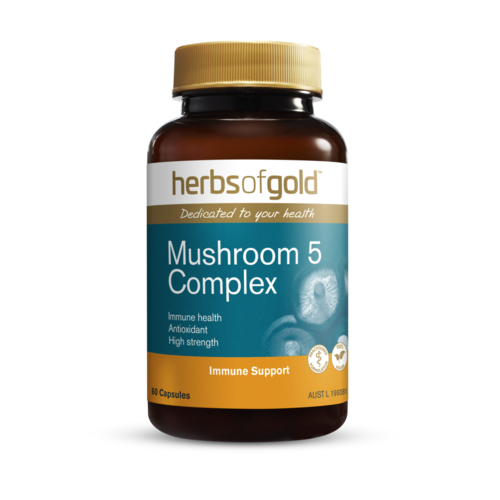 Herbs of Gold - Mushroom 5 Complex 60 Capsules