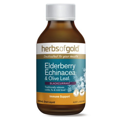 Herbs of Gold - Elderberry Echinacea & Olive Leaf 100ml