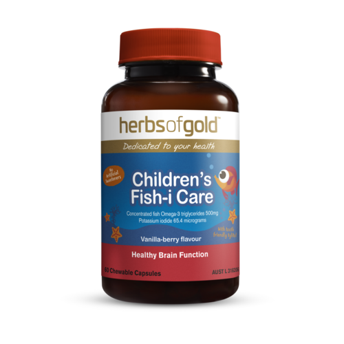 Herbs of Gold - Children's Fish-i Care 60 Chewable Capsules