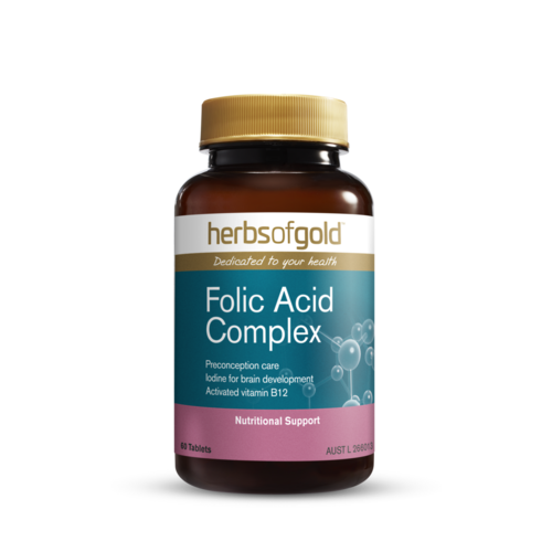 Herbs of Gold - Folic Acid Complex 60 Tablets