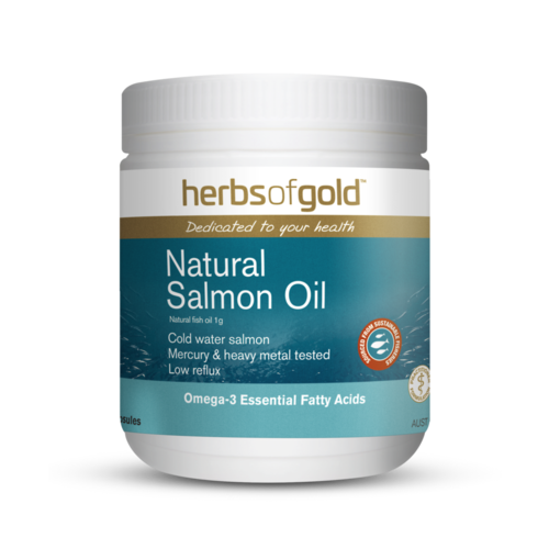 Herbs of Gold - Natural Salmon Oil 400 Capsules