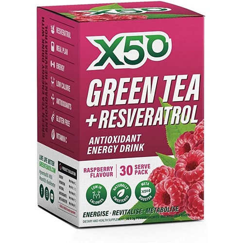 Green Tea X50 Raspberry 30 sachets