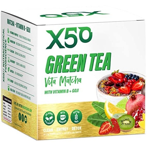 Green Tea X50 Summer Fruits Assorted 6 Flavour