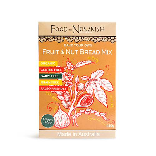 FTN Paleo Fruit & Nut Bread Mix 450g