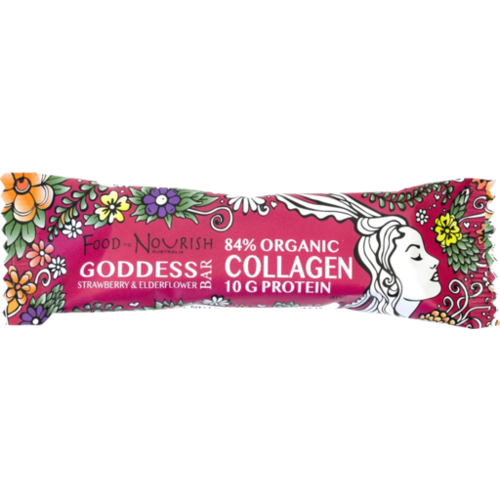 FTN Goddess Collagen Bar Elderflower & Strawberry 40g