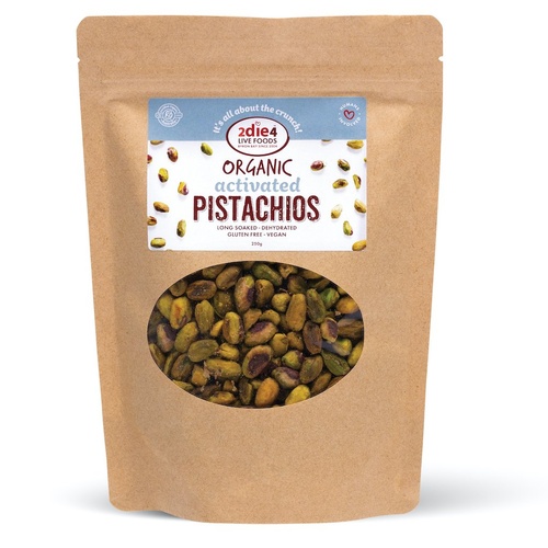 2die4 Activated Org Pistachios 100gm