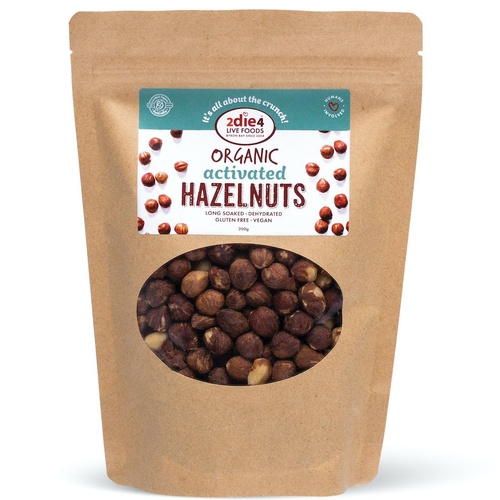 2die4 Activated Org Hazelnuts 120gm